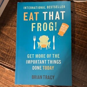 Blue 'Eat That Frog!' Book by Brian Tracy